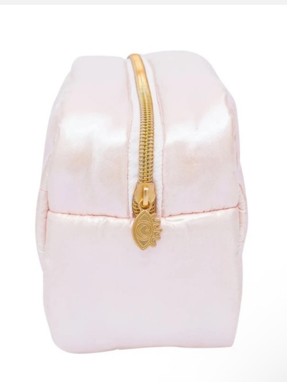 The Creme Shop X Hollywood Puffer Zip Pouch (Iridescent 🩷Pink) - Picture 2 of 6